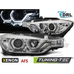 XENON HEADLIGHTS ANGEL EYES LED DRL CHROME AFS fits BMW F30/F31 10.11 - 05.15, Bmw