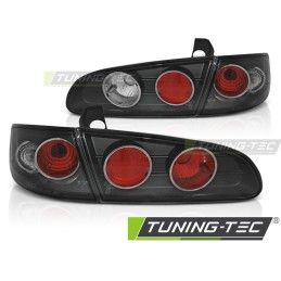 TAIL LIGHTS BLACK fits SEAT IBIZA 6L 04.02-08, Seat