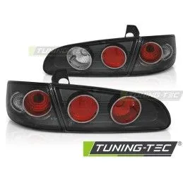 TAIL LIGHTS BLACK fits SEAT IBIZA 6L 04.02-08, Seat