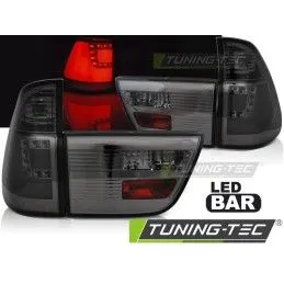 LED BAR TAIL LIGHTS SMOKE fits BMW X5 E53 09.99-10.03, Bmw