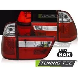 LED BAR TAIL LIGHTS RED WHIE fits BMW X5 E53 09.99-10.03 , Bmw