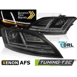 XENON HEADLIGHTS LED DRL BLACK SEQ fits AUDI TT 10-14 8J with AFS, Audi