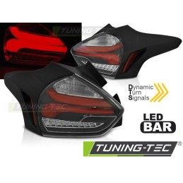 FORD FOCUS 3 15-18 HATCHBACK BLACK RED SEQ LED , Ford