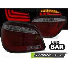 LED BAR TAIL LIGHTS RED SMOKE fits BMW E60 LCI 07-10, Bmw