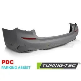 REAR BUMPER PERFORMANCE STYLE PDC GLOSSY BLACK AP -O--O- fits BMW G20 19-22, Bmw
