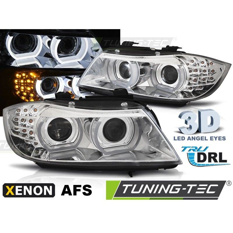 XENON HEADLIGHTS LED DRL CHROME AFS fits BMW E90/E91 09-11, Bmw XENON HEADLIGHTS LED DRL CHROME AFS fits BMW E90/E91 09-11, Bmw