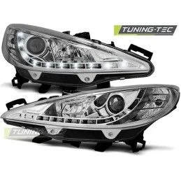 PEUGEOT 207 05.06-06.12 DAYLIGHT CHROME W/MOTOR, Peugeot