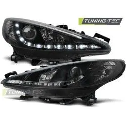 PEUGEOT 207 05.06-06.12 DAYLIGHT BLACK W/MOTOR, Peugeot