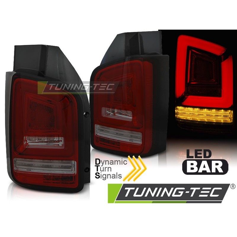 LED BAR TAIL LIGHTS RED SMOKE SEQ fits VW T6 15-19 TR, Nouveaux produits tuning-tec LED BAR TAIL LIGHTS RED SMOKE SEQ fits VW T6 15-19 TR, Nouveaux produits tuning-tec