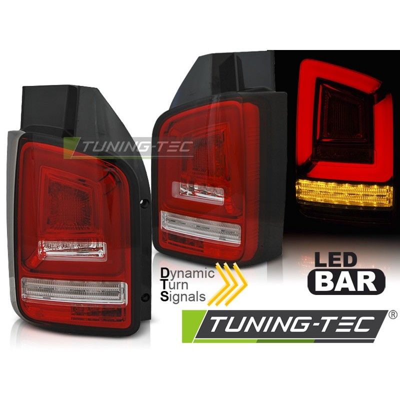 LED BAR TAIL LIGHTS RED WHITE SEQ fits VW T6 15-19 TR, Nouveaux produits tuning-tec LED BAR TAIL LIGHTS RED WHITE SEQ fits VW T6 15-19 TR, Nouveaux produits tuning-tec