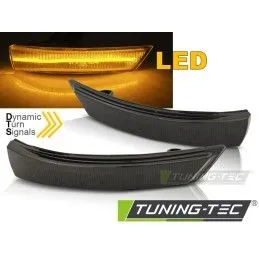 SIDE DIRECTION IN THE MIRROR SEQ LED SMOKE fits FORD FOCUS MK2 MK3 08-17 / MONDEO MK4 10-14, Nouveaux produits tuning-tec