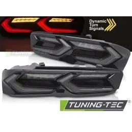 LED TAILIGHTS SMOKE BLACK fits CHEVROLET CAMARO 19-23, Nouveaux produits tuning-tec