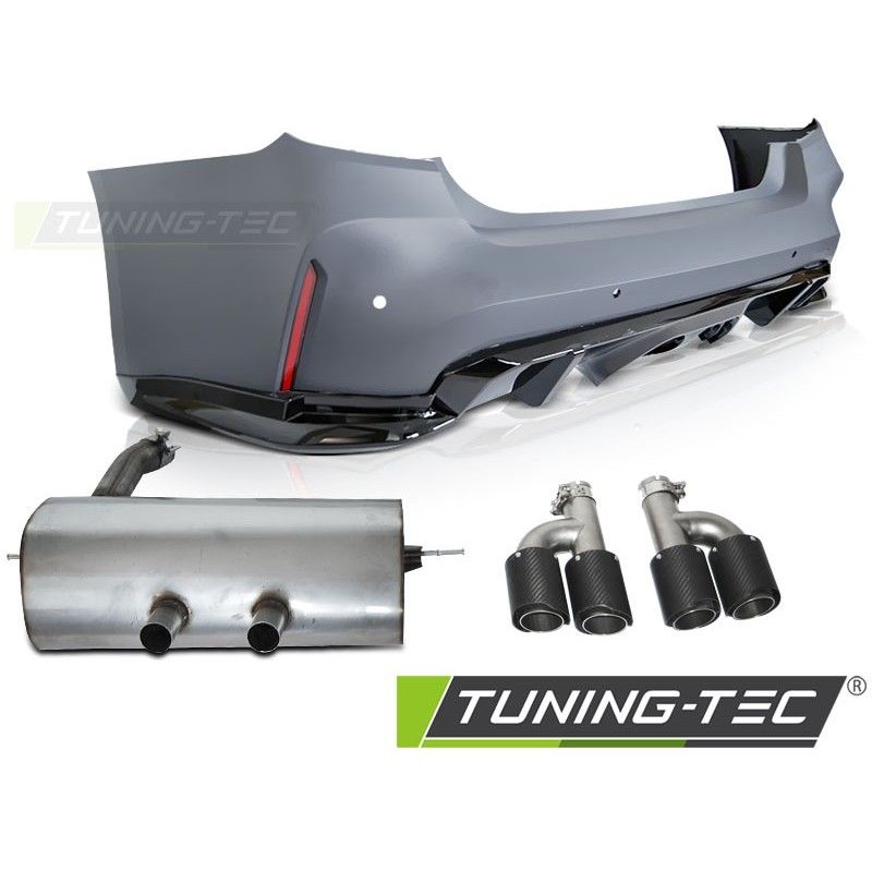REAR BUMPER G80 PERFORMANCE STYLE W/EXHAUST fits BMW F30 11-18, Nouveaux produits tuning-tec REAR BUMPER G80 PERFORMANCE STYLE W/EXHAUST fits BMW F30 11-18, Nouveaux produits tuning-tec