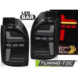 LED BAR TAIL LIGHTS BLACK SMOKE SEQ fits VW T6,T6.1 15-24 OEM LED, Nouveaux produits tuning-tec