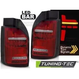LED BAR TAIL LIGHTS RED WHITE SEQ fits VW T6,T6.1 15-24 OEM LED, Nouveaux produits tuning-tec