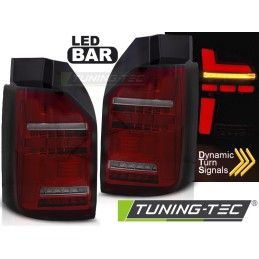 LED BAR TAIL LIGHTS RED SMOKE SEQ fits VW T6,T6.1 15-24 OEM LED, Nouveaux produits tuning-tec