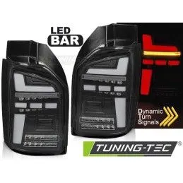 LED BAR TAIL LIGHTS BLACK SEQ fits VW T6,T6.1 15-24 OEM LED, Nouveaux produits tuning-tec