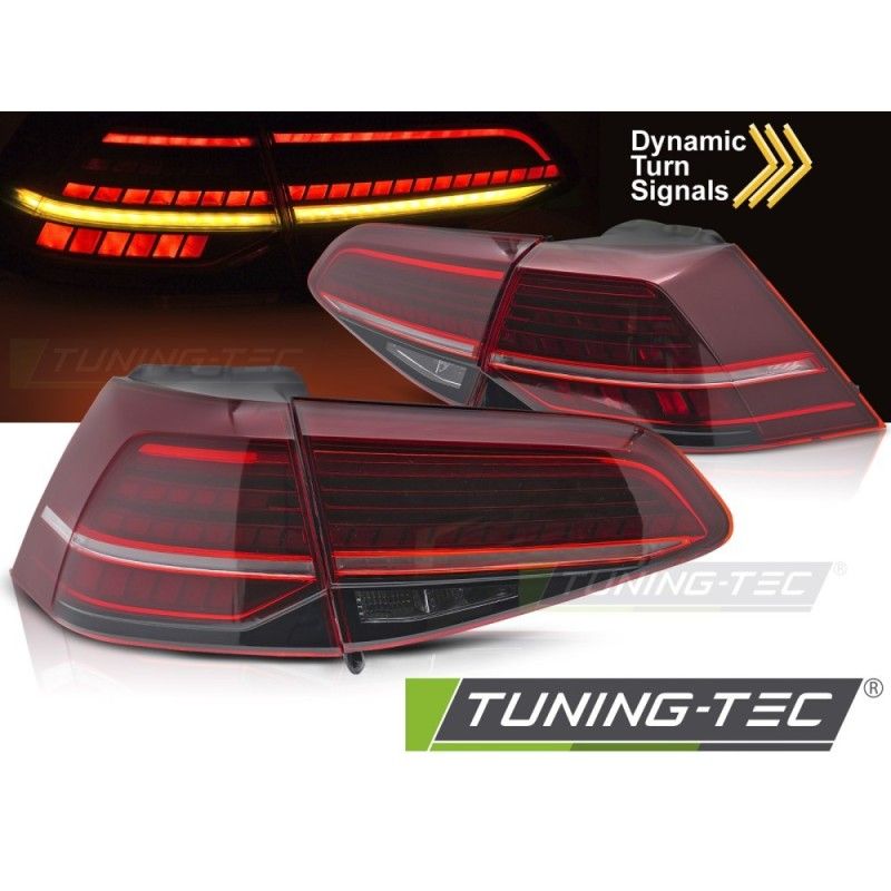 LED TAIL LIGHTS RED LED SEQ fits VW GOLF 7 13-19, Nouveaux produits tuning-tec