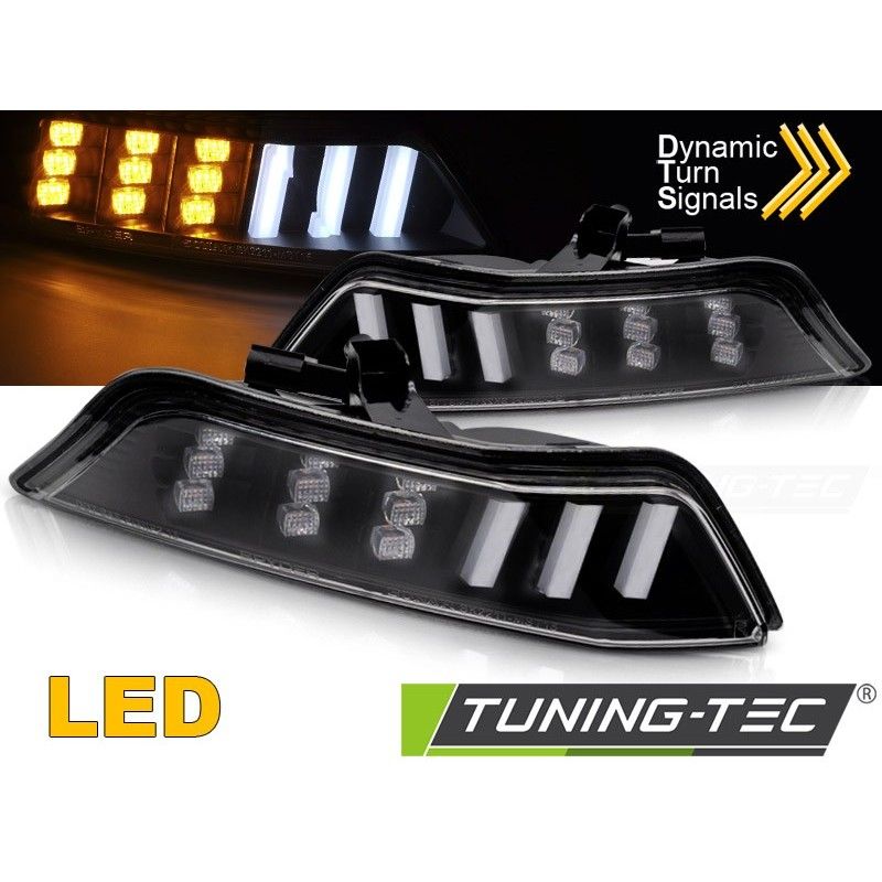 FRONT DIRECTION BLACK LED SEQ fits FORD MUSTANG 15-17, Nouveaux produits tuning-tec FRONT DIRECTION BLACK LED SEQ fits FORD MUSTANG 15-17, Nouveaux produits tuning-tec