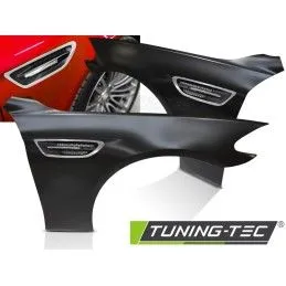 FENDERS SPORT STYLE WITH SIDE VENT CHROME fits BMW F10 F11 10-16, Nouveaux produits tuning-tec