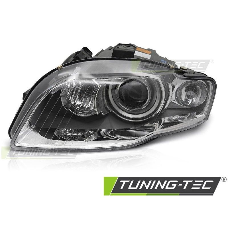 XENON HEADLIGHT CHROME LEFT SIDE TYC fits AUDI A4 B7 04-08, Nouveaux produits tuning-tec XENON HEADLIGHT CHROME LEFT SIDE TYC fits AUDI A4 B7 04-08, Nouveaux produits tuning-tec