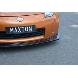 Maxton LAME DU PARE-CHOCS AVANT / SPLITTER NISSAN 350Z Gloss Black, NI-350-FD1G Tuning.fr