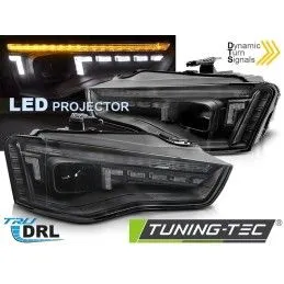 LED HEADLIGHTS LED BLACK SEQ fits AUDI A5 11-16, Nouveaux produits tuning-tec