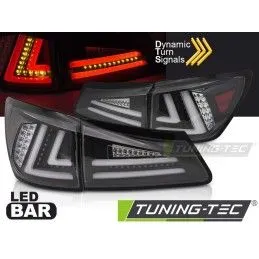 LED TAIL LIGHTS BLACK LED SQL fits LEXUS IS II 06-13, Nouveaux produits tuning-tec