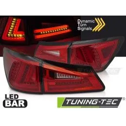 LED TAIL LIGHTS RED WHITE LED SQL fits LEXUS IS II 06-13, Nouveaux produits tuning-tec
