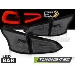 LED TAIL LIGHTS SMOKE SEQ fits FORD FOCUS MK 3 SW 11-18 , Nouveaux produits tuning-tec
