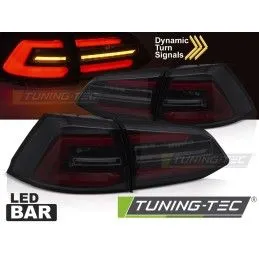 LED TAIL LIGHTS BLACK SMOKE W/REDSEQ fits VW GOLF 7 17-19 SW, Nouveaux produits tuning-tec