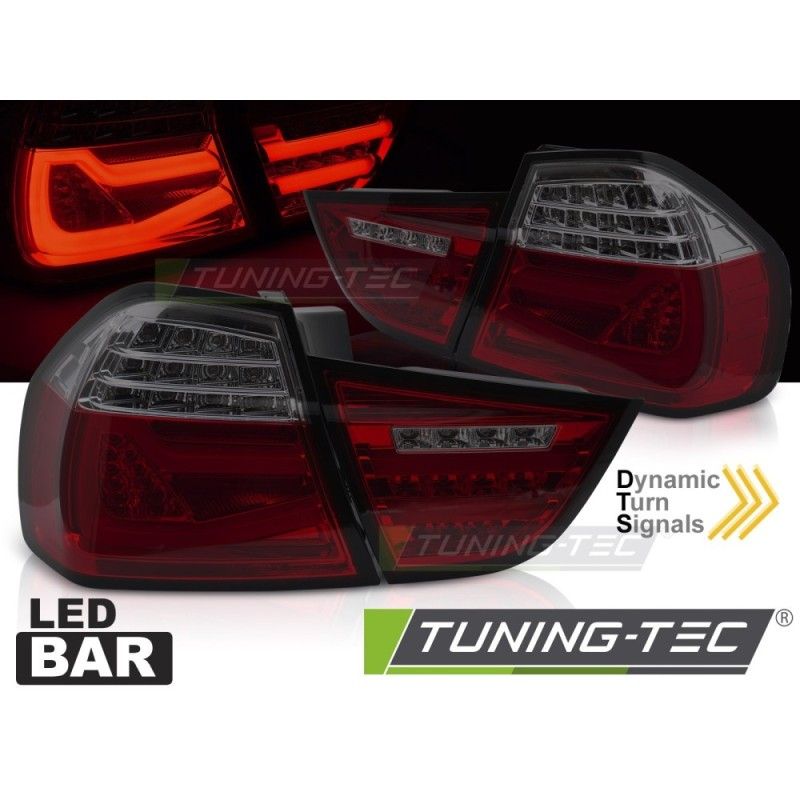 LED BAR TAIL LIGHTS RED SMOKE SEQ fits BMW E90 09-11, Nouveaux produits tuning-tec