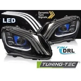 FULL LED HEADLIGHTS BLACK fits MERCEDES W205 14-21, Nouveaux produits tuning-tec
