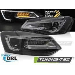 HEADLIGHTS BLACK LED fits VW POLO V 09-17, Nouveaux produits tuning-tec