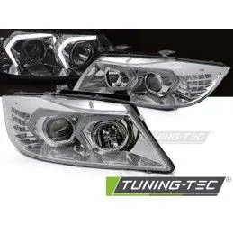 HEADLIGHTS LED CHROME fits BMW E90/E91 05-08, Nouveaux produits tuning-tec