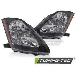 HEADLIGHTS BLACK fits NISSAN 350Z 03-05, Nouveaux produits tuning-tec