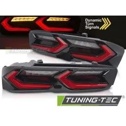LED TAILIGHTS RED BLACK fits CHEVROLET CAMARO 19-23, Nouveaux produits tuning-tec