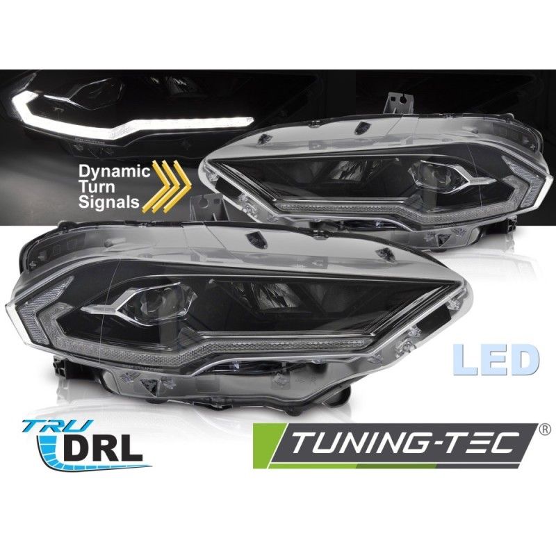 HEADLIGHTS LED BLACK fits FORD MUSTANG 18-21, Nouveaux produits tuning-tec