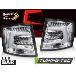LED BAR TAIL LIGHTS CHROME fits SKODA OCTAVIA III 12-20 SW OEM BULB, Nouveaux produits tuning-tec