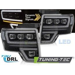 FORD F150 MK12 08-14 FULL LED BLACK DRL SEQ, Nouveaux produits tuning-tec