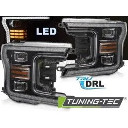 LED HEADLIGHTS BLACK DRL fits FORD F150 MK13 17-20, Nouveaux produits tuning-tec