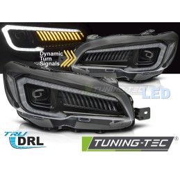 LED HEADLIGHTSTUBE LED BLACK fits SUBARU WRX 14-22, Nouveaux produits tuning-tec