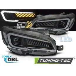 LED HEADLIGHTSTUBE LED BLACK fits SUBARU WRX 14-22, Nouveaux produits tuning-tec