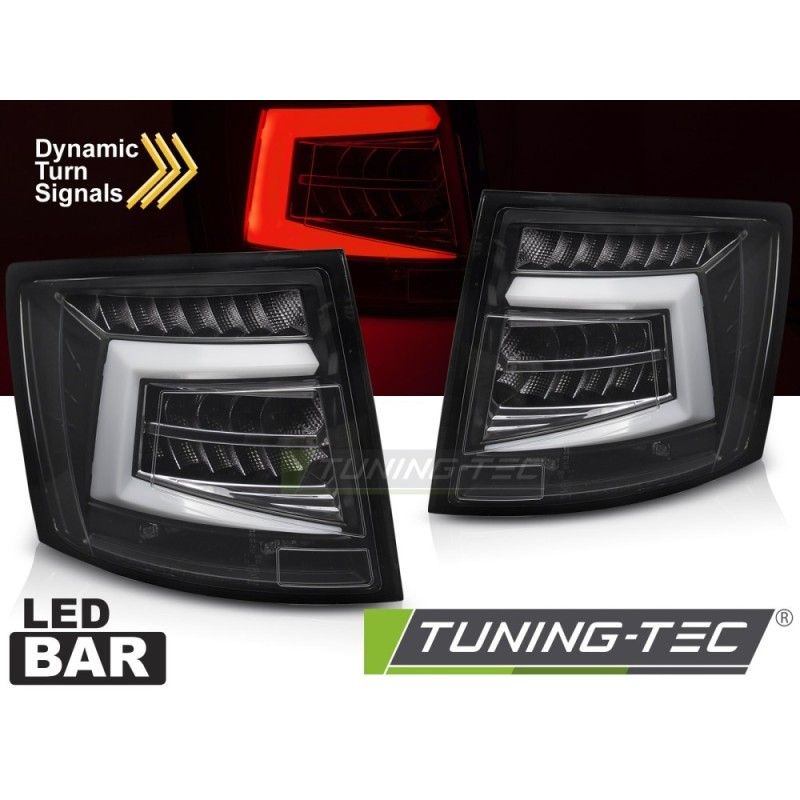 LED BAR TAIL LIGHTS BLACK fits SKODA OCTAVIA III 12-20 SW OEM BULB, Nouveaux produits tuning-tec