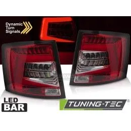 LED BAR TAIL LIGHTS RED WHITE fits SKODA OCTAVIA III 12-16 SW OEM LED, Nouveaux produits tuning-tec