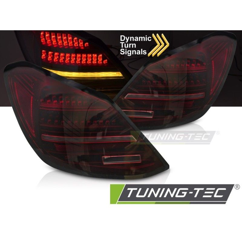 LED TAIL LIGHTS RED BLACK SEQ fits MERCEDES C-CLASS W205 14-21, Nouveaux produits tuning-tec