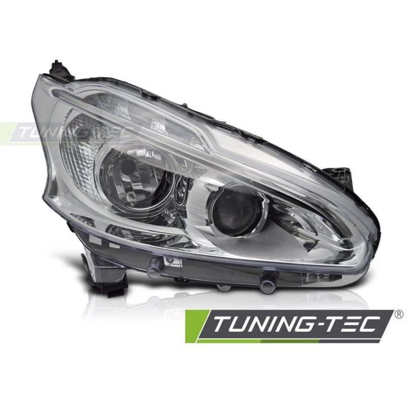 HEADLIGHT CHROME LED RIGHT SIDE TYC fits PEUGEOT 208 12-15, Nouveaux produits tuning-tec HEADLIGHT CHROME LED RIGHT SIDE TYC fits PEUGEOT 208 12-15, Nouveaux produits tuning-tec