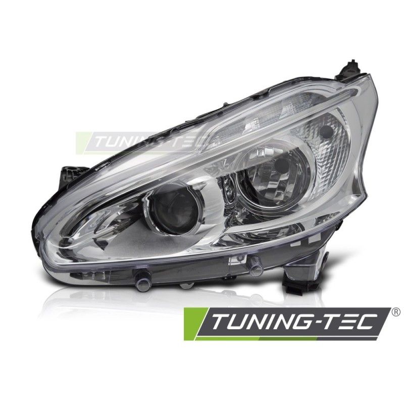 HEADLIGHT CHROME LED LEFT SIDE TYC fits PEUGEOT 208 12-15, Nouveaux produits tuning-tec HEADLIGHT CHROME LED LEFT SIDE TYC fits PEUGEOT 208 12-15, Nouveaux produits tuning-tec