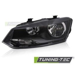 HEADLIGHT LEFT SIDE BLACK H7 TYC fits VW POLO 6R 09-14, Nouveaux produits tuning-tec