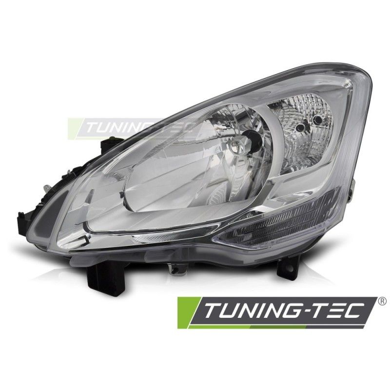 HEADLIGHTS CHROME LEFT SIDE TYC fits CITROEN BERLINGO 08-12, Nouveaux produits tuning-tec HEADLIGHTS CHROME LEFT SIDE TYC fits CITROEN BERLINGO 08-12, Nouveaux produits tuning-tec